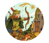 PUZZLE SILHOUETTE - ROBIN HOOD