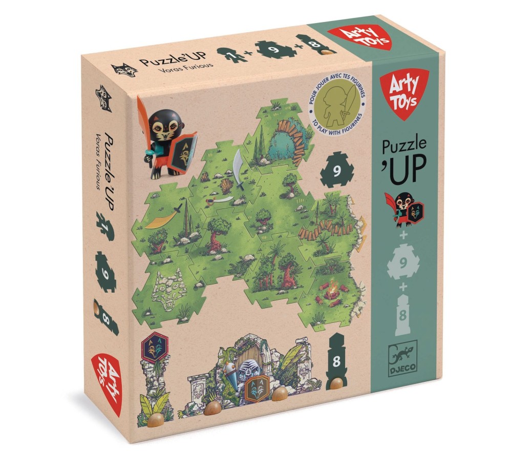 ARTY TOYS DJECO - CAVALIERI - PUZZLE CON PERSONAGGIO VORAS FURIOUS ARTY TOYS DJECO - CAVALIERI - PUZZLE CON PERSONAGGIO VORAS FURIOUS