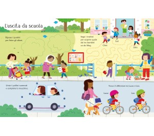 LIBRO PREGRAFISMO DISEGNO E CANCELLO - PICCOLE ATTIVITA' - COMINCIA LA SCUOLA
