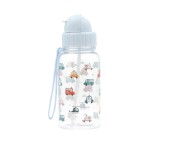 BORRACCIA PER BAMBINI CON CANNUCCIA E TAPPO SCORREVOLE TUTETE - CITY CARS