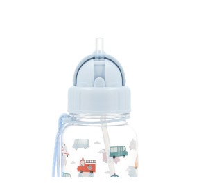 BORRACCIA PER BAMBINI CON CANNUCCIA E TAPPO SCORREVOLE TUTETE - CITY CARS
