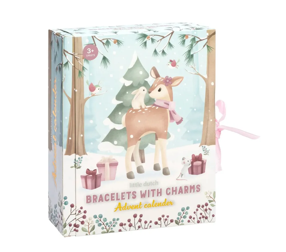 CALENDARIO DELL'AVVENTO NATALE BRACCIALETTI COMPONIBILI
