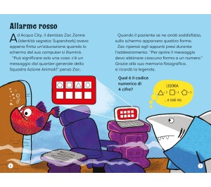 LIBRO ENIGMI - SUPERSHARK E I PERFIDI AFFONDANAVI