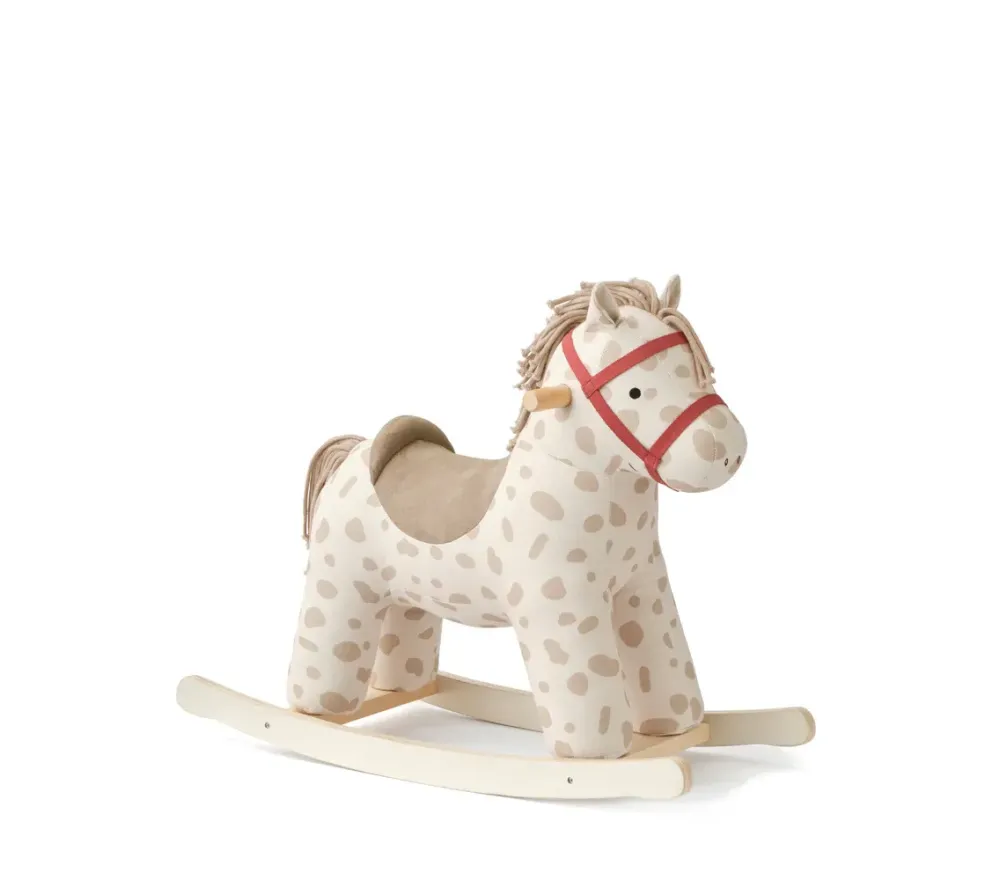 CAVALLO DONDOLO STOFFA DOTTY