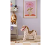 CAVALLO DONDOLO STOFFA DOTTY