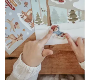STICKER STORY CHRISTMAS CARDS - CARTOLINE DI NATALE CON ADESIVI
