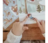STICKER STORY CHRISTMAS CARDS - CARTOLINE DI NATALE CON ADESIVI