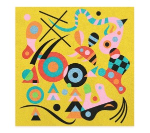 QUADRI CON SABBIA - INSPIRED BY KANDINSKY