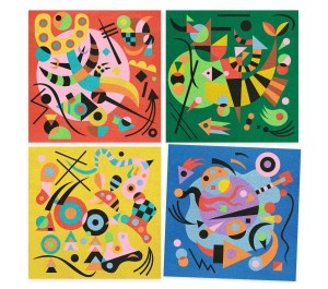 QUADRI CON SABBIA - INSPIRED BY KANDINSKY