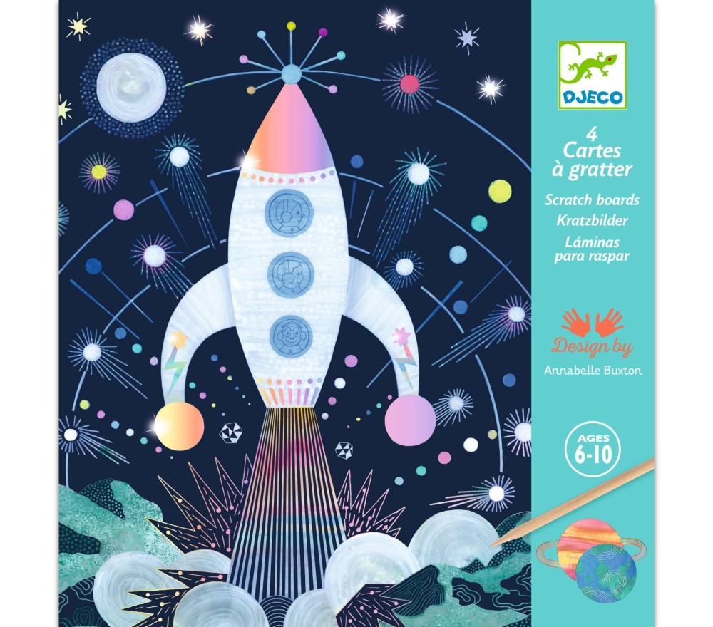 CARTE DA GRATTARE - MISSIONE COSMICA