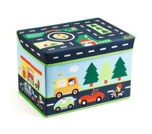 SCATOLA PORTAGIOCHI CON SEDUTA - CIRCUITO