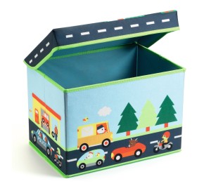 SCATOLA PORTAGIOCHI CON SEDUTA - CIRCUITO