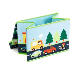 SCATOLA PORTAGIOCHI CON SEDUTA - CIRCUITO