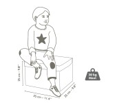 SCATOLA PORTAGIOCHI CON SEDUTA - CIRCUITO