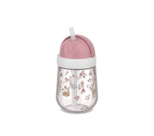 BORRACCIA PER BAMBINI CON CANNUCCIA E TAPPO SCORREVOLE- FAIRY GARDEN