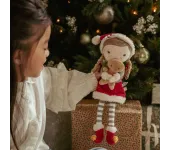 BAMBOLA MORBIDA DI NATALE - ROSA