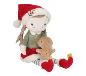 BAMBOLA MORBIDA DI NATALE - ROSA