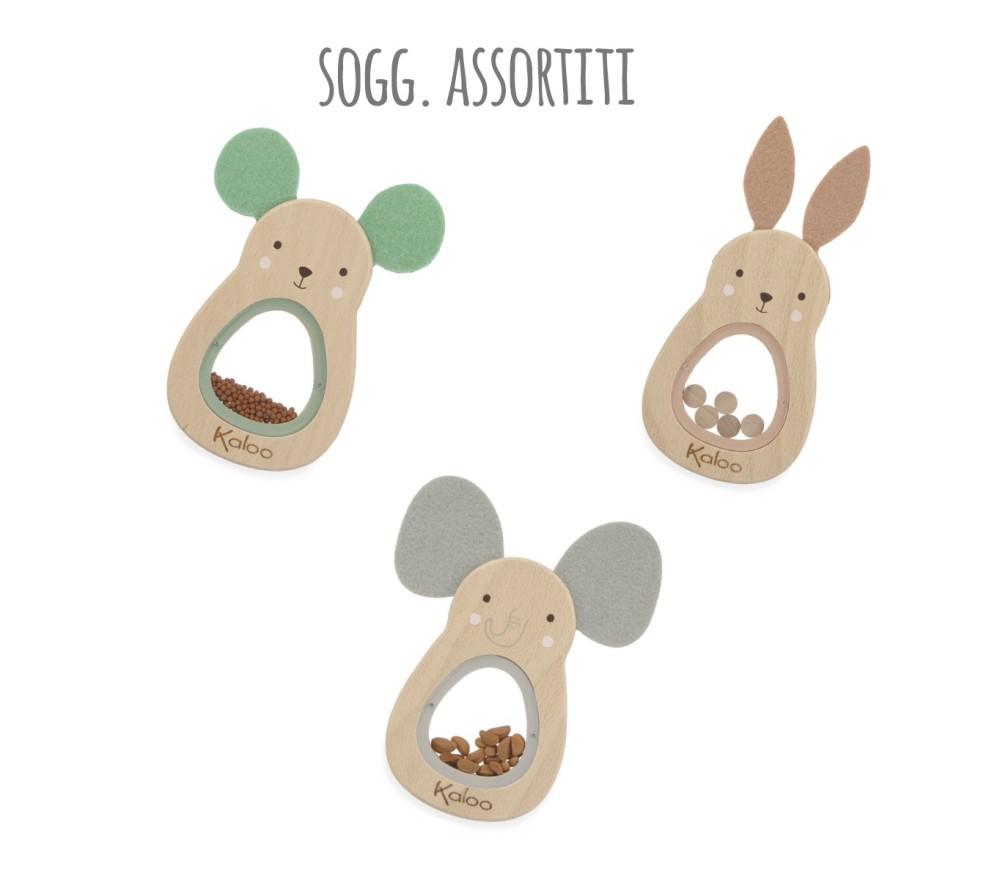 SONAGLINO IN LEGNO CON SEMI NATURALI - SOGG. ASSORTITI SONAGLINO IN LEGNO CON SEMI NATURALI - SOGG. ASSORTITI