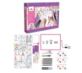 ATELIER DELLA STILISTA CON TAVOLETTA LUMINOSA