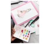 ATELIER DELLA STILISTA CON TAVOLETTA LUMINOSA