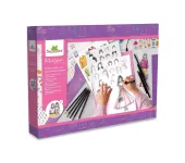 ATELIER DELLA STILISTA CON TAVOLETTA LUMINOSA