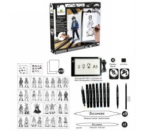 A SCUOLA DI MANGA CON TAVOLETTA LUMINOSA