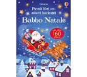 PICCOLO LIBRO CON ADESIVI LUCCICANTI - BABBO NATALE