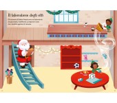 PICCOLO LIBRO CON ADESIVI LUCCICANTI - BABBO NATALE