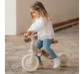 BICI TRICICLO CON MANICO 5 IN 1 LITTLE DUTCH - BIANCO A FIORI