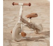 BICI TRICICLO CON MANICO 5 IN 1 LITTLE DUTCH - BIANCO A FIORI