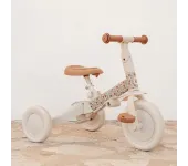 BICI TRICICLO CON MANICO 5 IN 1 LITTLE DUTCH - BIANCO A FIORI