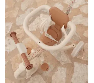 BICI TRICICLO CON MANICO 5 IN 1 LITTLE DUTCH - BIANCO A FIORI