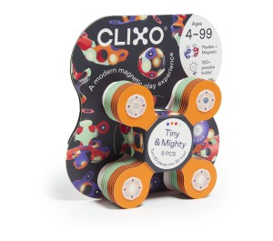 COSTRUZIONI MAGNETICHE CLIXO - STARTER PACK 9 PEZZI - SPACE