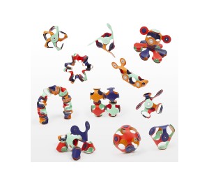 COSTRUZIONI MAGNETICHE CLIXO - STARTER PACK 9 PEZZI - SPACE