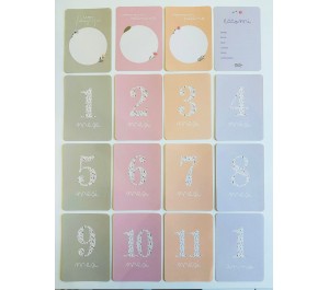 SET CARTE PER FOTO RICORDO -  REALIZZATE A MANO DA ARIF - FIORI