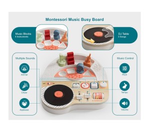 TAVOLA BUSY BOARD MUSICALE TOPBRIGHT