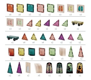 COSTRUZIONI MAGNETICHE MAG ART - 108 TESSERE TOPBRIGHT