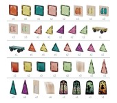 COSTRUZIONI MAGNETICHE MAG ART - 108 TESSERE TOPBRIGHT