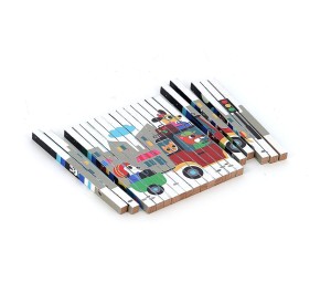 PUZZLE IN LEGNO 4 DIMENSIONI - TRASPORTI