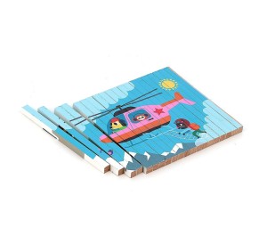 PUZZLE IN LEGNO 4 DIMENSIONI - TRASPORTI