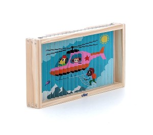 PUZZLE IN LEGNO 4 DIMENSIONI - TRASPORTI