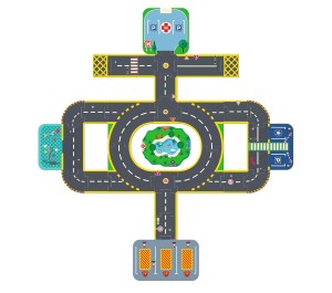 CRAZY MOTORS - PISTA CIRCUITO PUZZLE CITTA' GIGANTE