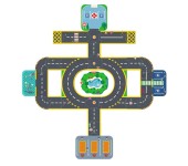 CRAZY MOTORS - PISTA CIRCUITO PUZZLE CITTA' GIGANTE