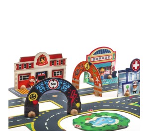 CRAZY MOTORS - PISTA CIRCUITO PUZZLE CITTA' GIGANTE