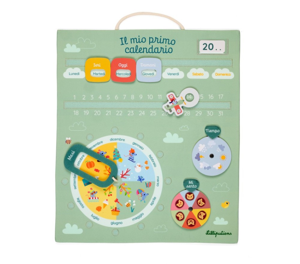 CALENDARIO IN STOFFA LILLIPUTIENS