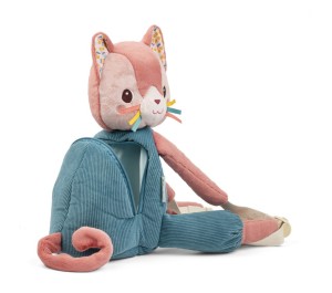 ZAINETTO A FORMA DI PELUCHE - JEANNE IL GATTO