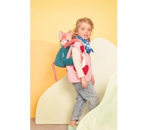 ZAINETTO A FORMA DI PELUCHE - JEANNE IL GATTO