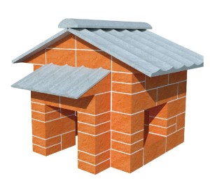 SET COSTRUZIONI MATTONI - COTTAGE