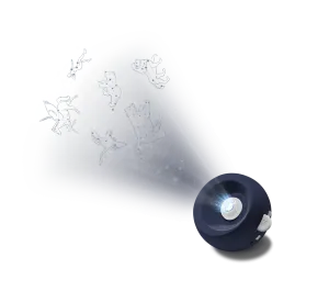 PROIETTORE DI STELLE E GALASSIE KIDYSTAR