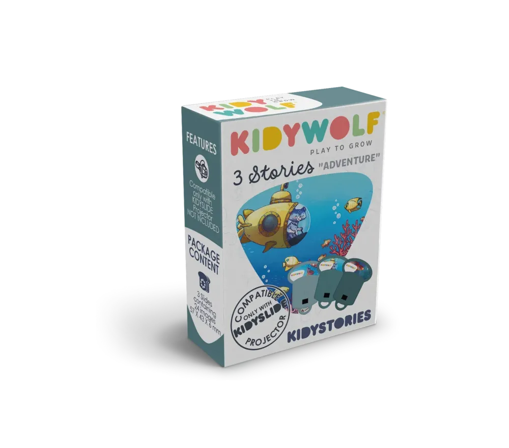 SET DISCHETTI PER PROIETTORE DI STORIE KIDYSLIDE - AVVENTURA